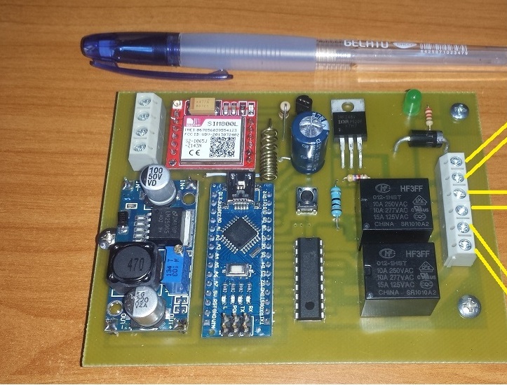 alarma incubator gsm sms