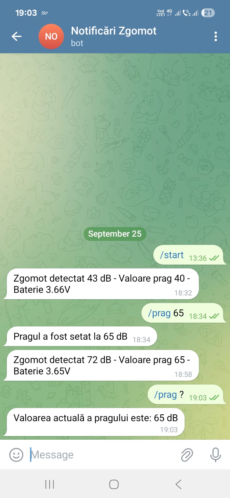 Notificare Telegram 2